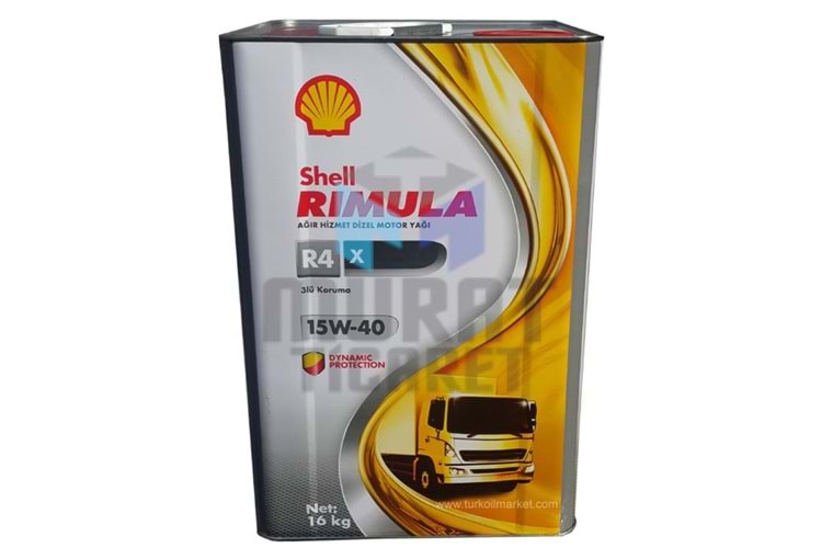 Shell Rimula R4 X 15W-40 - 16KG Teneke