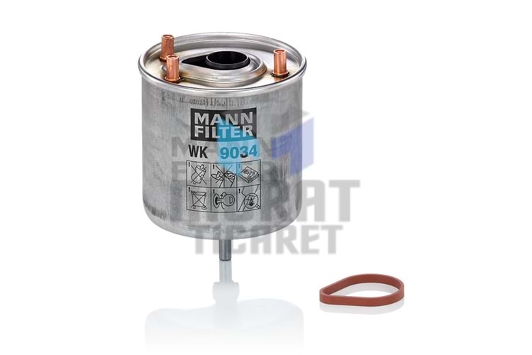MANN FILTER WK9034Z MAZOT FİLTRESİ PEUGEOT P207 P308 P5008 P4008 EXPERT III P2008 C4 (B7) DS4 C4 PICASSO DS3 C5 (X7) BERLING
