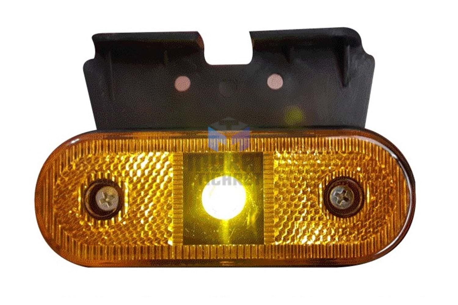 TIRSA 0110SK SİDE MARKER LED ASPÖCK TİP BRAKETLİ SARI OVAL 50CM TRAİLİGHT KLİCK