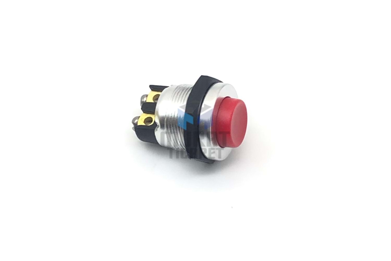 ENG 030201 MARŞ BUTONU METAL KIRMIZI