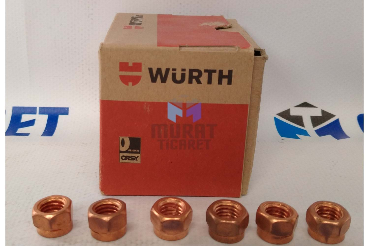 WÜRTH 03662005100, TURBO-EKSOZ SOMUNU M8