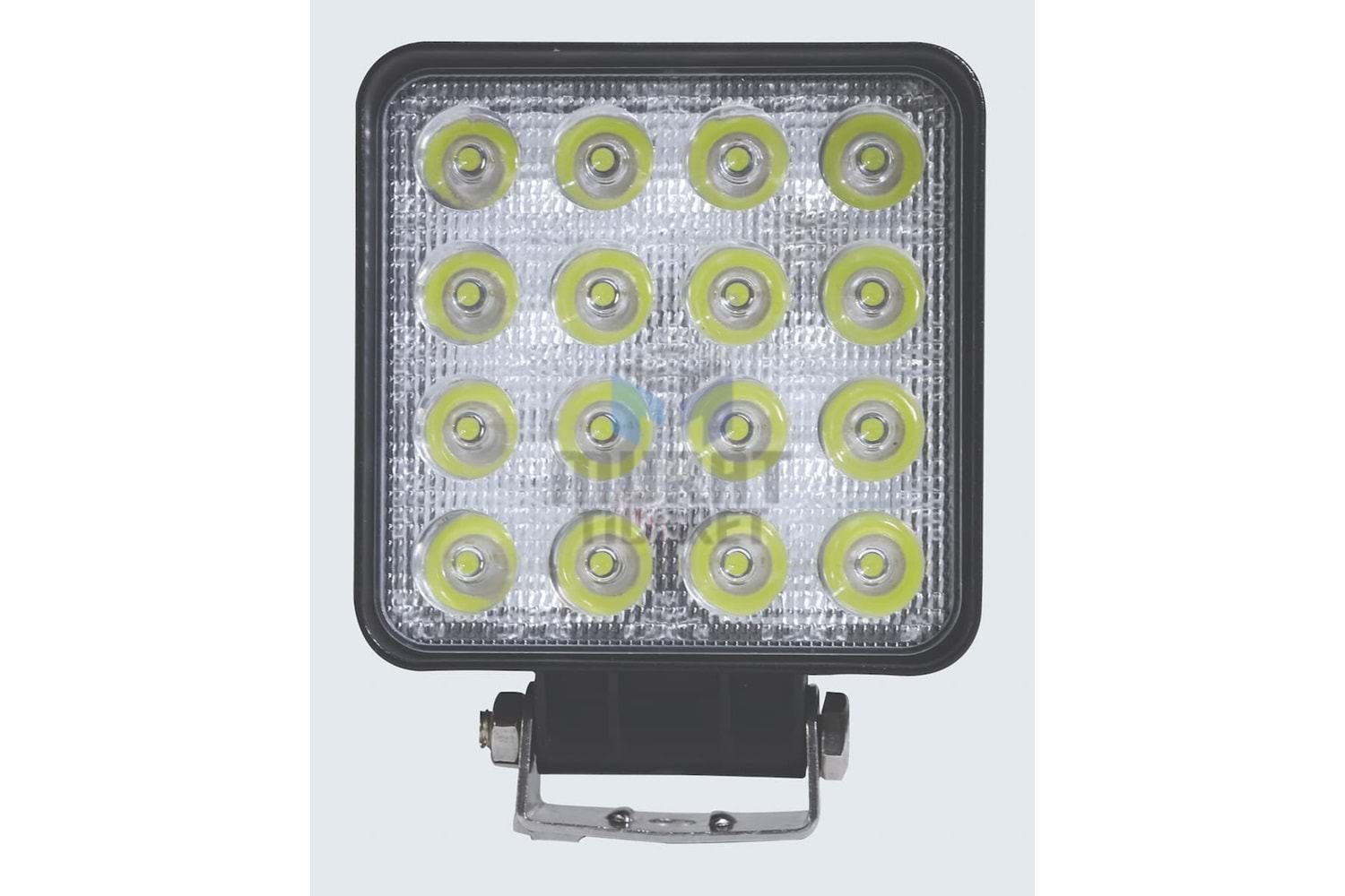 WOLFRAM 31909 ÇALIŞMA LAMBASI 16 LEDLİ KARE 10/30V E-Belgeli 48W 2400 LUMEN
