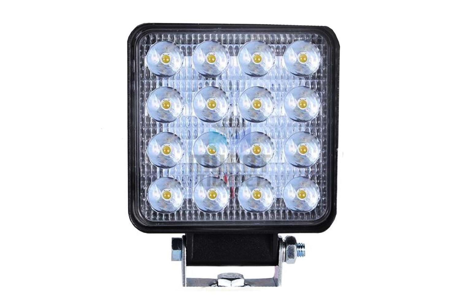 WOLFRAM 31910 16 LEDLİ ÇALIŞMA LAMBASI KARE 2400 LUMEN 12/24V 48W