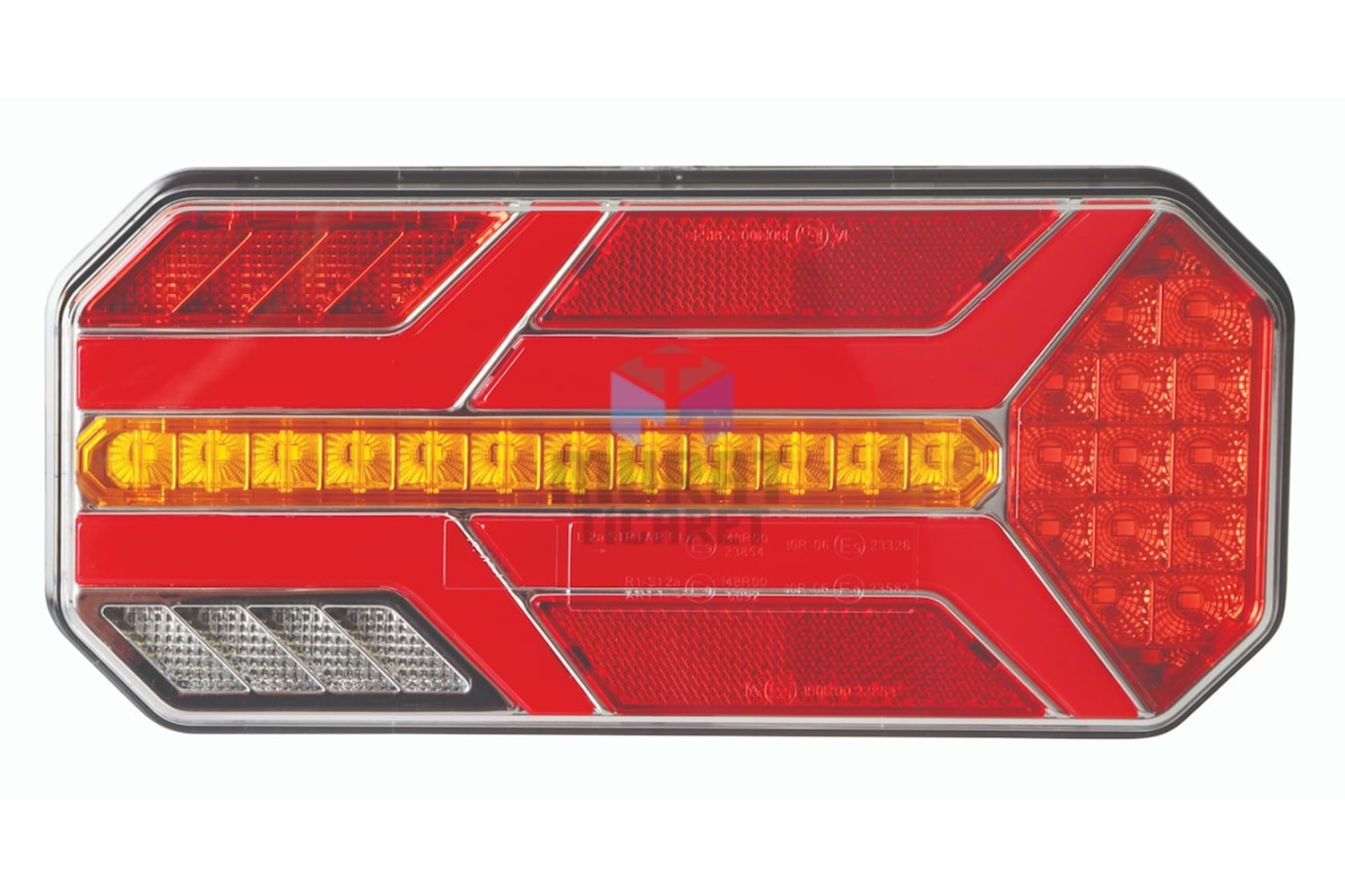 WOLFRAM 40253 DORSE STOP LAMBASI NEON RÖMORK TİPİ SAĞ KAYAR LEDLİ SOL