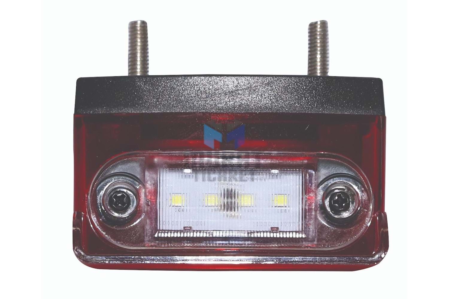 WOLFRAM 40504 PLAKA LAMBASI LEDLİ 12/24V KIRMIZI KAPAKLI