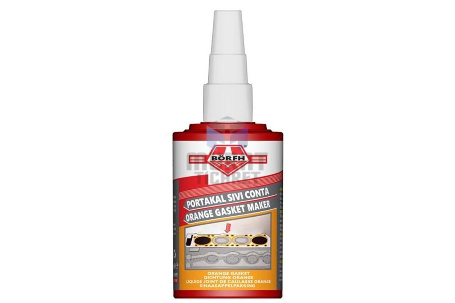 BÖRFH 6021956 PORTAKAL SIVI CONTA JEL 50ML (-55 /+200C) ORANGE GASKET