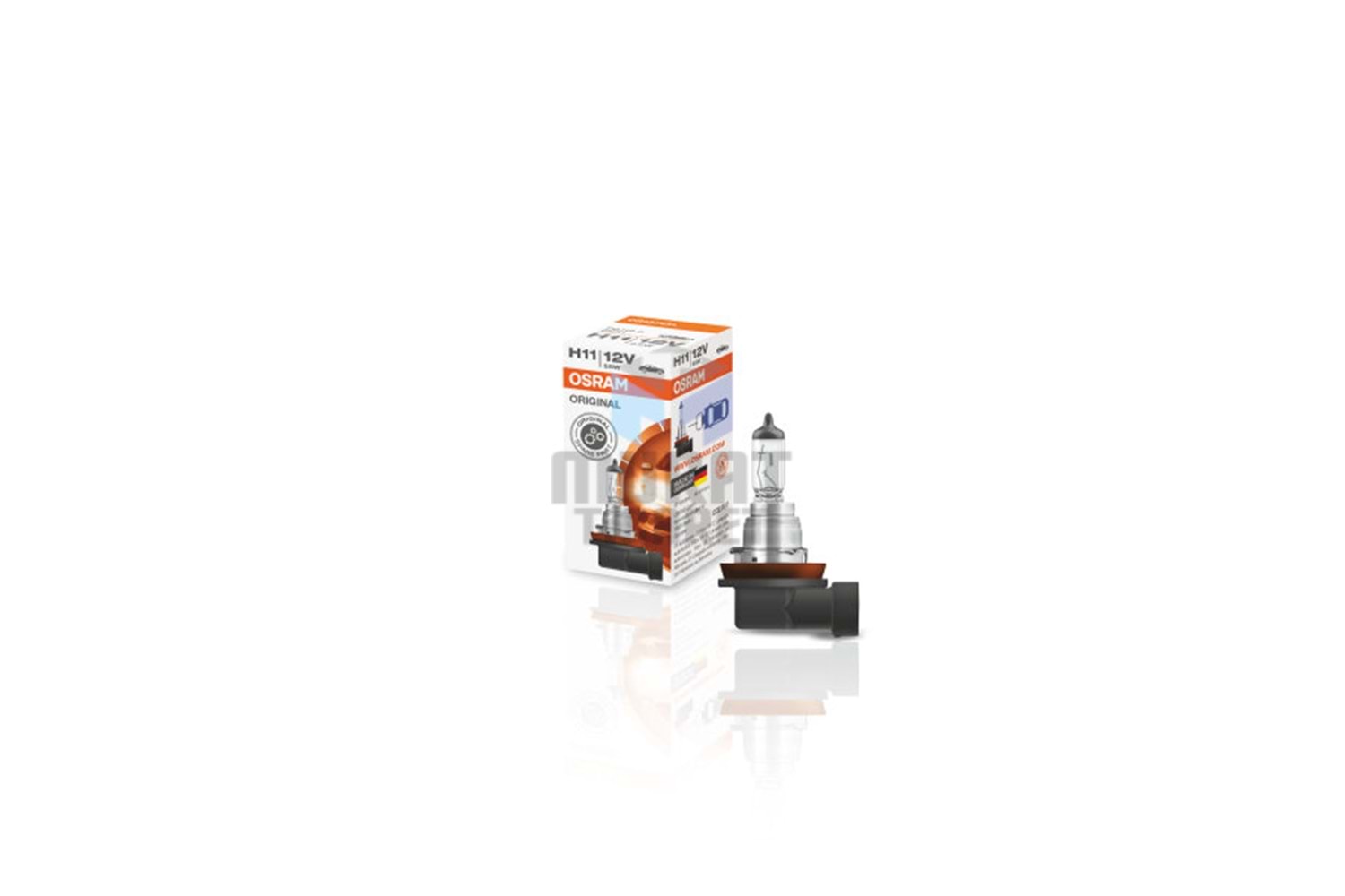 OSRAM 64211, FAR AMPÜLÜ H11-12 Volt 55 Watt