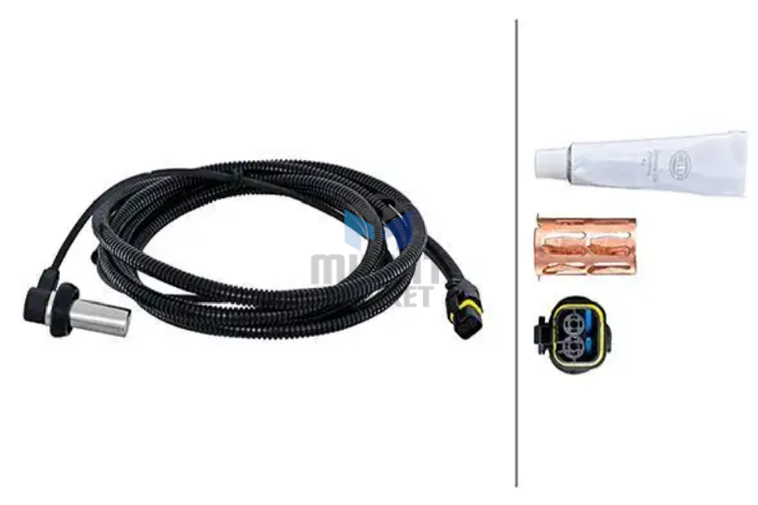 Hella 6PU230048521 ABS Sensörü - Sağ - 2800 mm - TGA,TGS,TGX