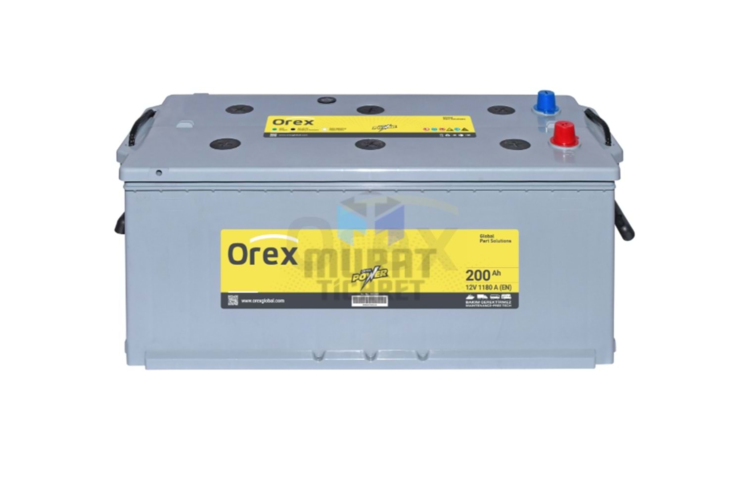 OREX 802200 12VOLT 200AH AKÜ 1180A (EN)