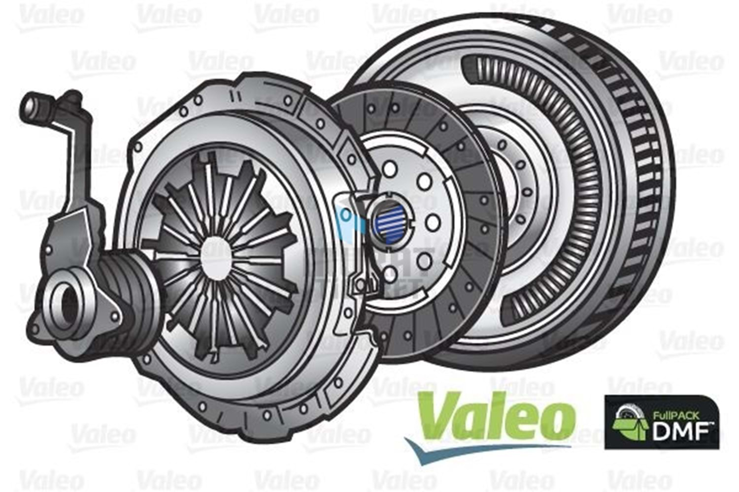 VALEO 837456 DEBRIYAJ SETİ (VOLAN+BASKI+DISK+RULMAN ( START STOP OZELLIKLI ) 836046+826865+804581 SETI COMBO-500L 12>PUNTO EVO(09-12)-DOBLO 10>BRAVO 07>GIULIETTA 10> 6M 1.6MTJ