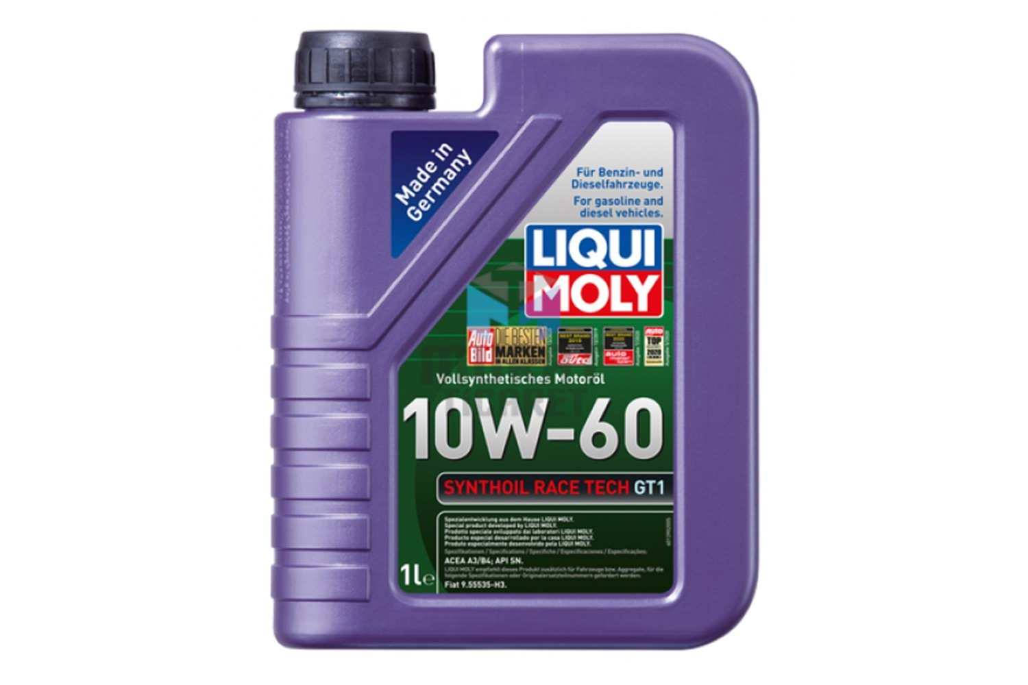 LIQUI MOLY-8908-10W60-MOTOR YAGI-SYNTHOIL RACETECH-1 LT