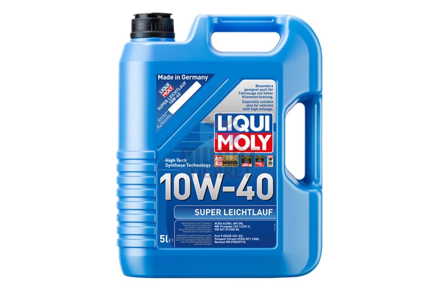 LİQUI MOLY 10W40 5LT SUPER LEİCHTLAUF DÖRT MEVS,M SENTETİK MOTOR YAĞI