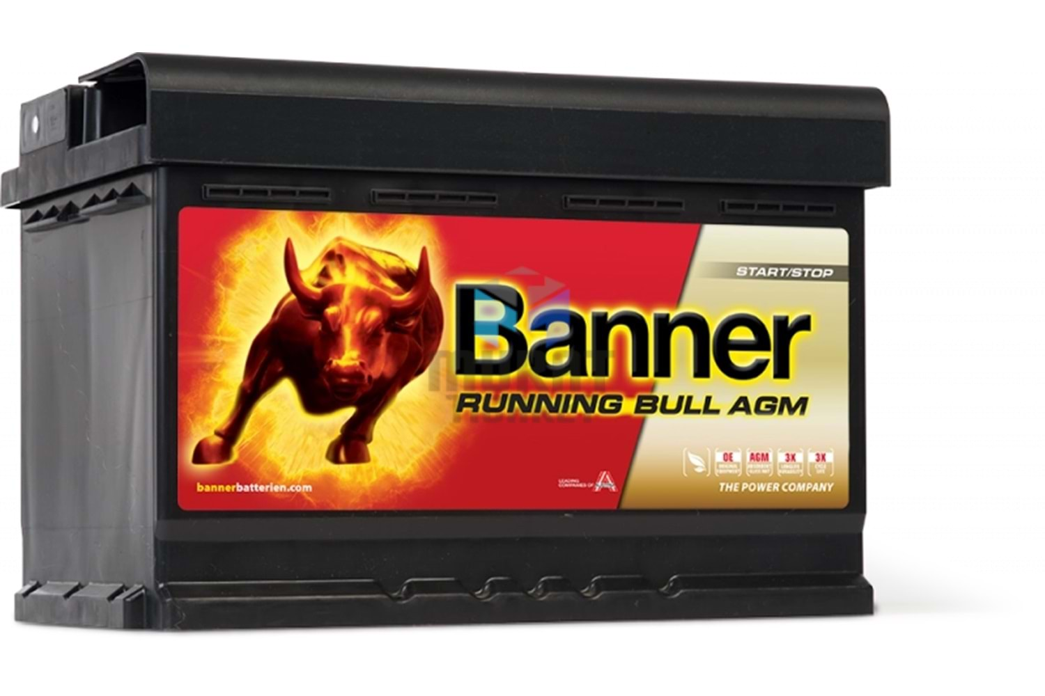 BANNER RUNNİNG BULL AGM 57001 12V 70AH AKÜ (START STOP - AGM AKÜ)