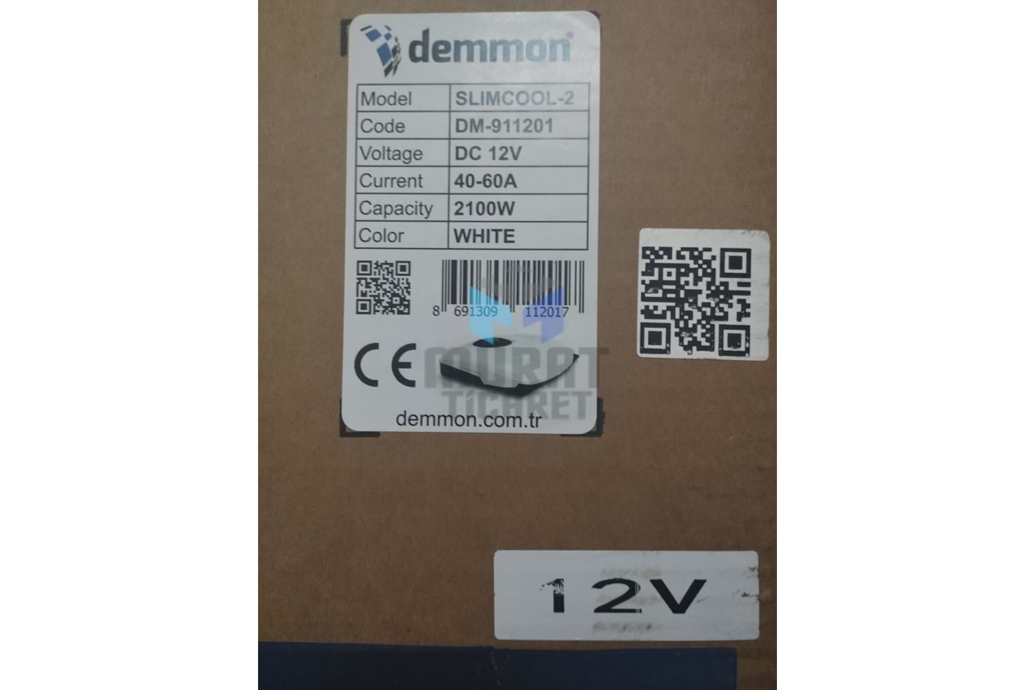 Demmon DM-911201 Park Tavan Kliması AC 12 Volt Üniversal