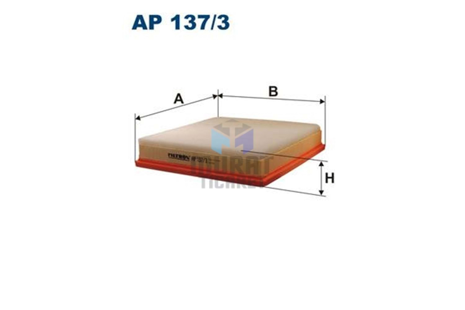 FİLTRON FİLTRE AP 137/3 HAVA FLT RENAULT TRAFİC 2.0-2.5 01/08