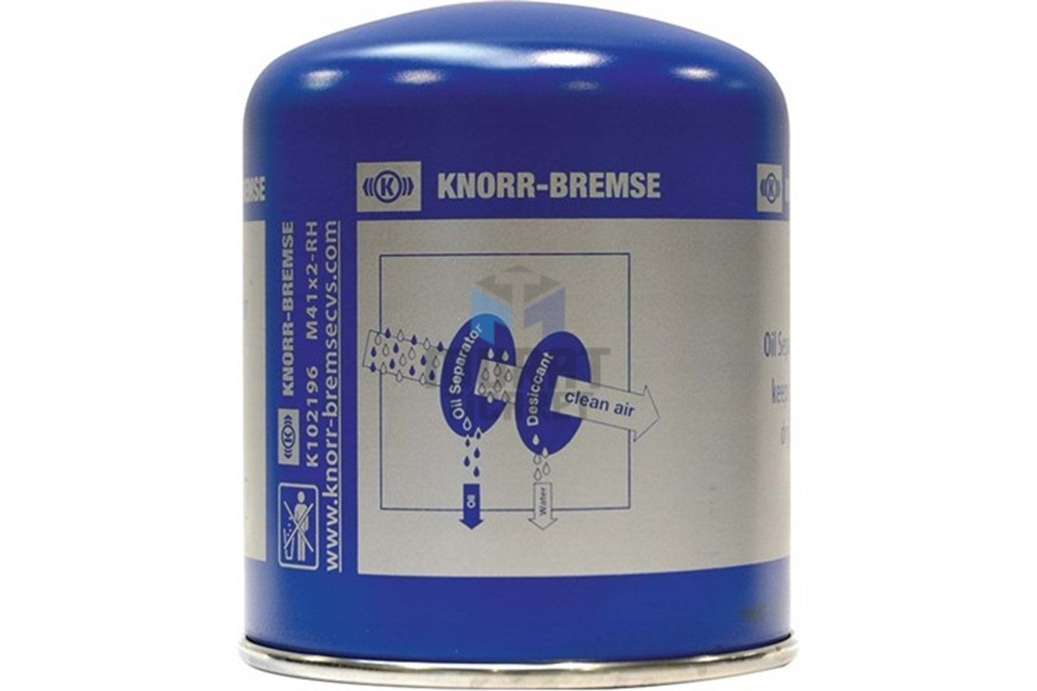 Knorr Bremse K163455 Hava Kurutucu Filtre Euro 6 AROCS,ACTROS (M41x2, Yeni Versiyon)