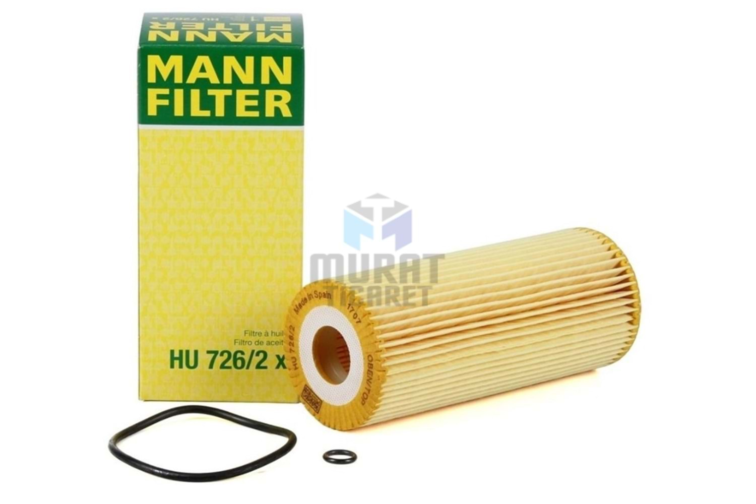 MANN FİLTER HU726/2X YAĞ FİLTRESİ- AUDİ-SEAT-SKODA WOLKSWAGEN