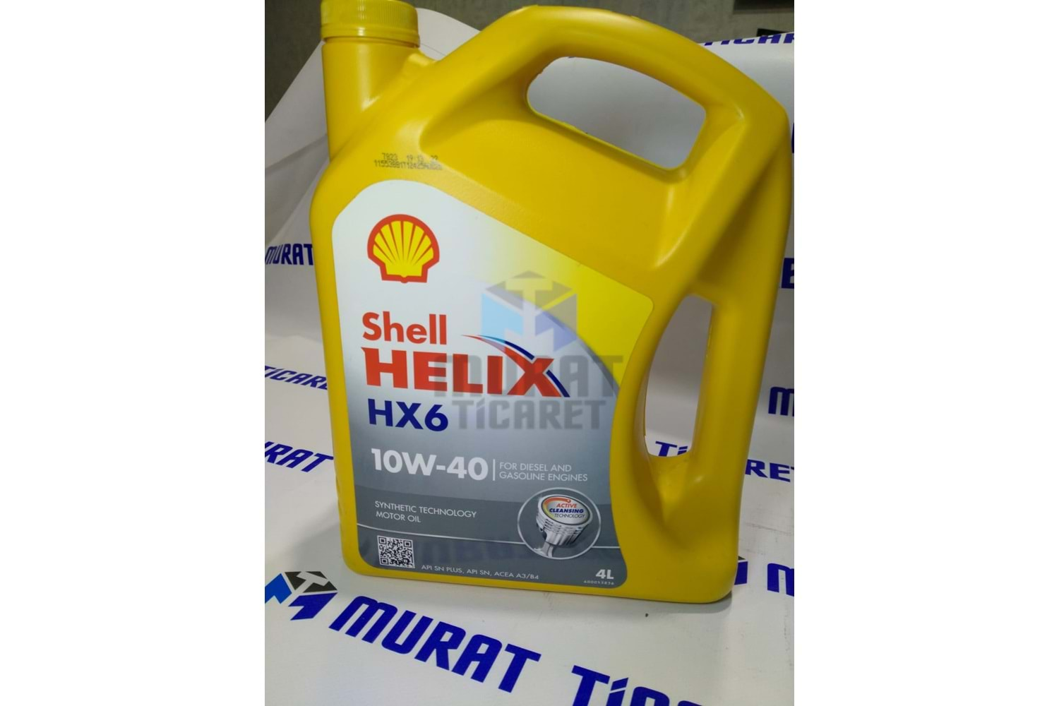 SHELL HELİX HX6 10W40 4LT ACEA A3/B4 APİ SN PLUS