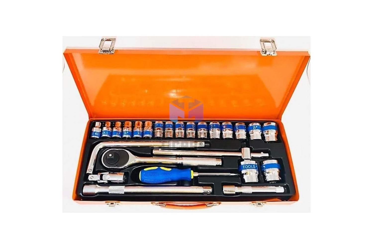 BRM TOOLS 25 PARÇA 1/2 LOKMA SETİ KROM VANADYUM