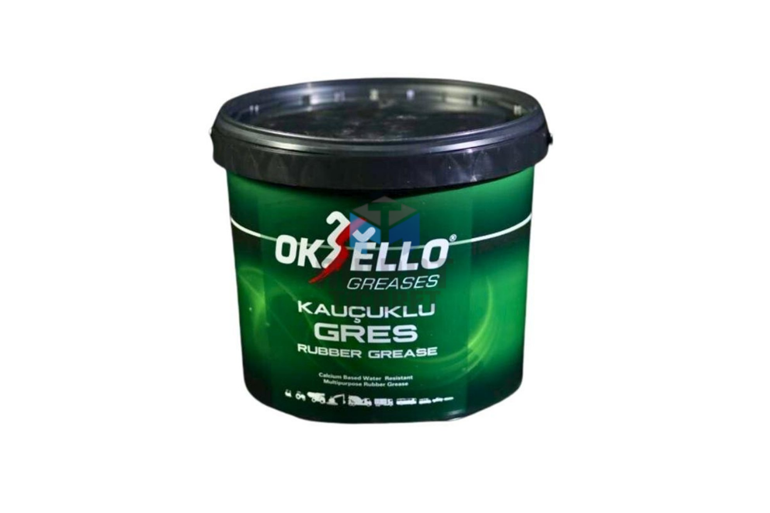 OKSELLO KAUÇUKLU YEŞİL GRES 14KG KOVA