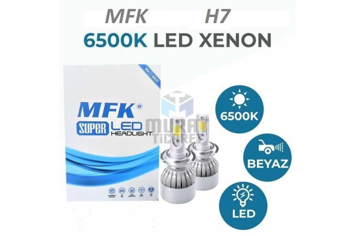 MFK LED ZENON H7 2Lİ SET 6500K