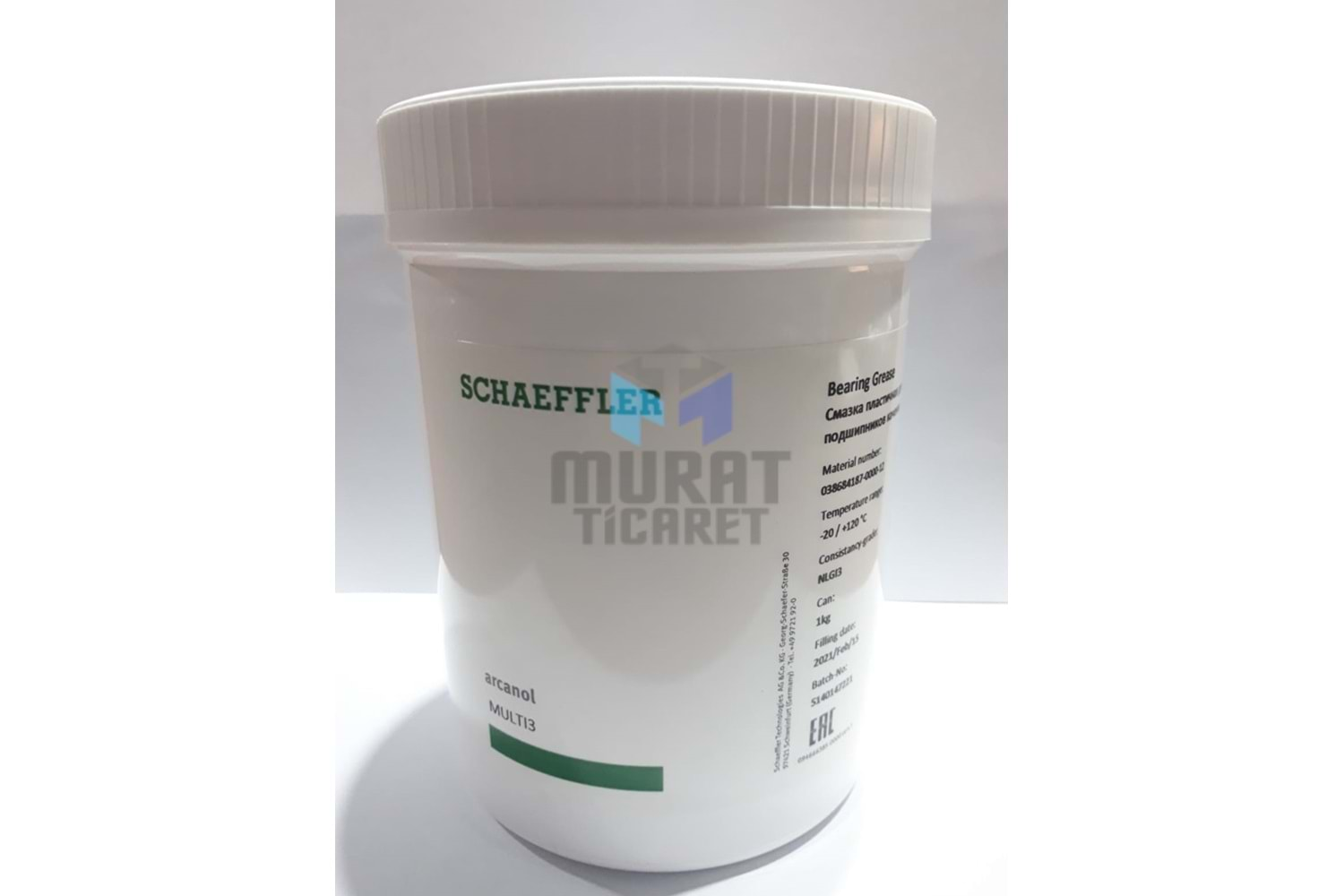 SCHAEFFLER ARCANOL MULTI3 (BEARİNG GREASE) BİLYA GRESİ 1KG