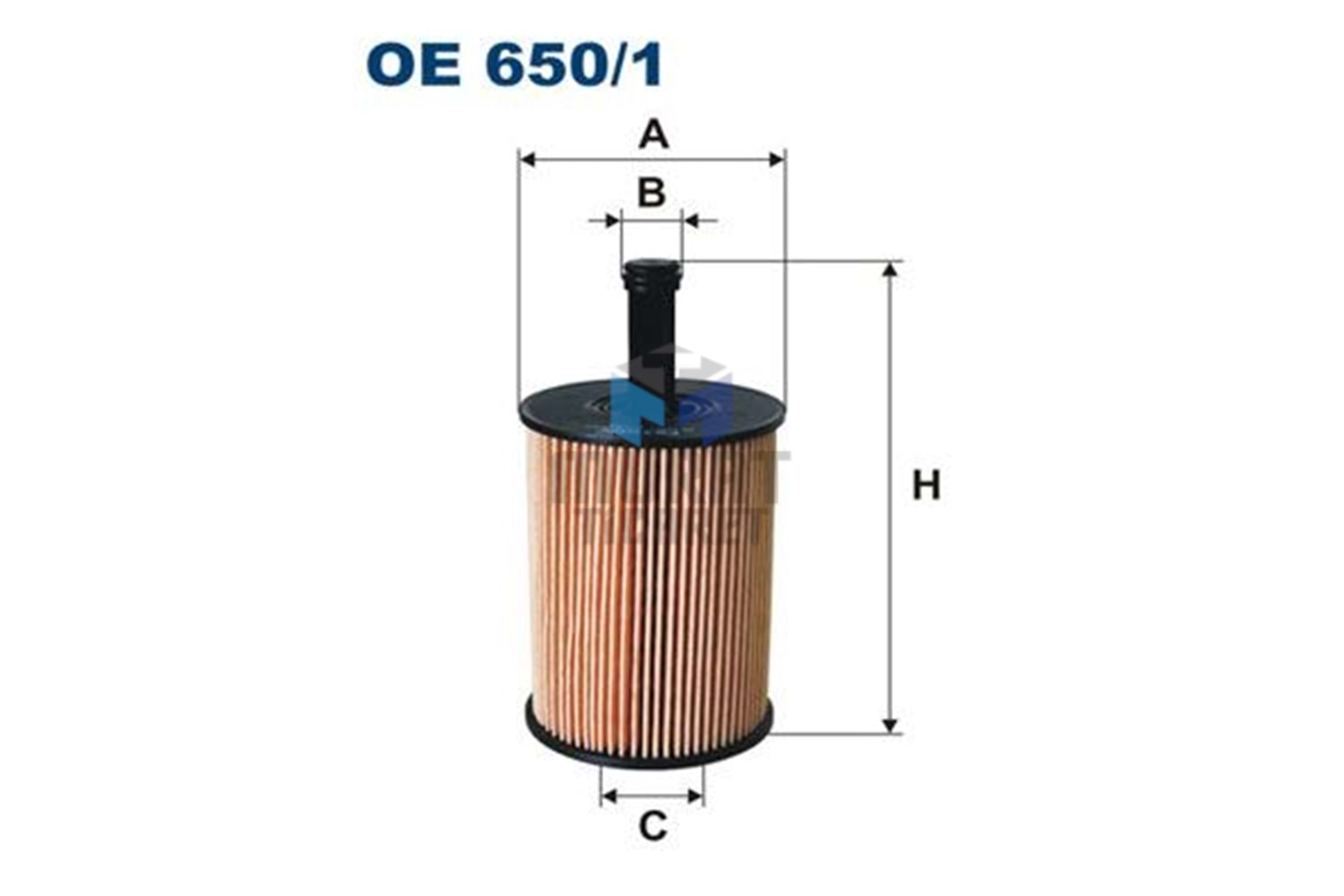 FİLTRON OE650/1 YAĞ FİLTRESİ CADDY III GOLF V / VI /