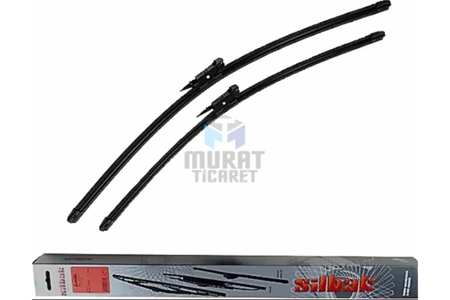 SİLBAK SB2422B SİLECEK SÜPÜRGESİ 600/500M MUZ TİP VOLVO S60 V70 04> S80 03 06 XC70 XC90 04 MULTIPLA 06>