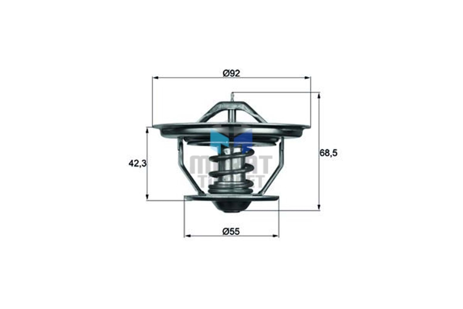 BEHR TX 3571 TERMOSTAT (71) SCANİA 4,3,2