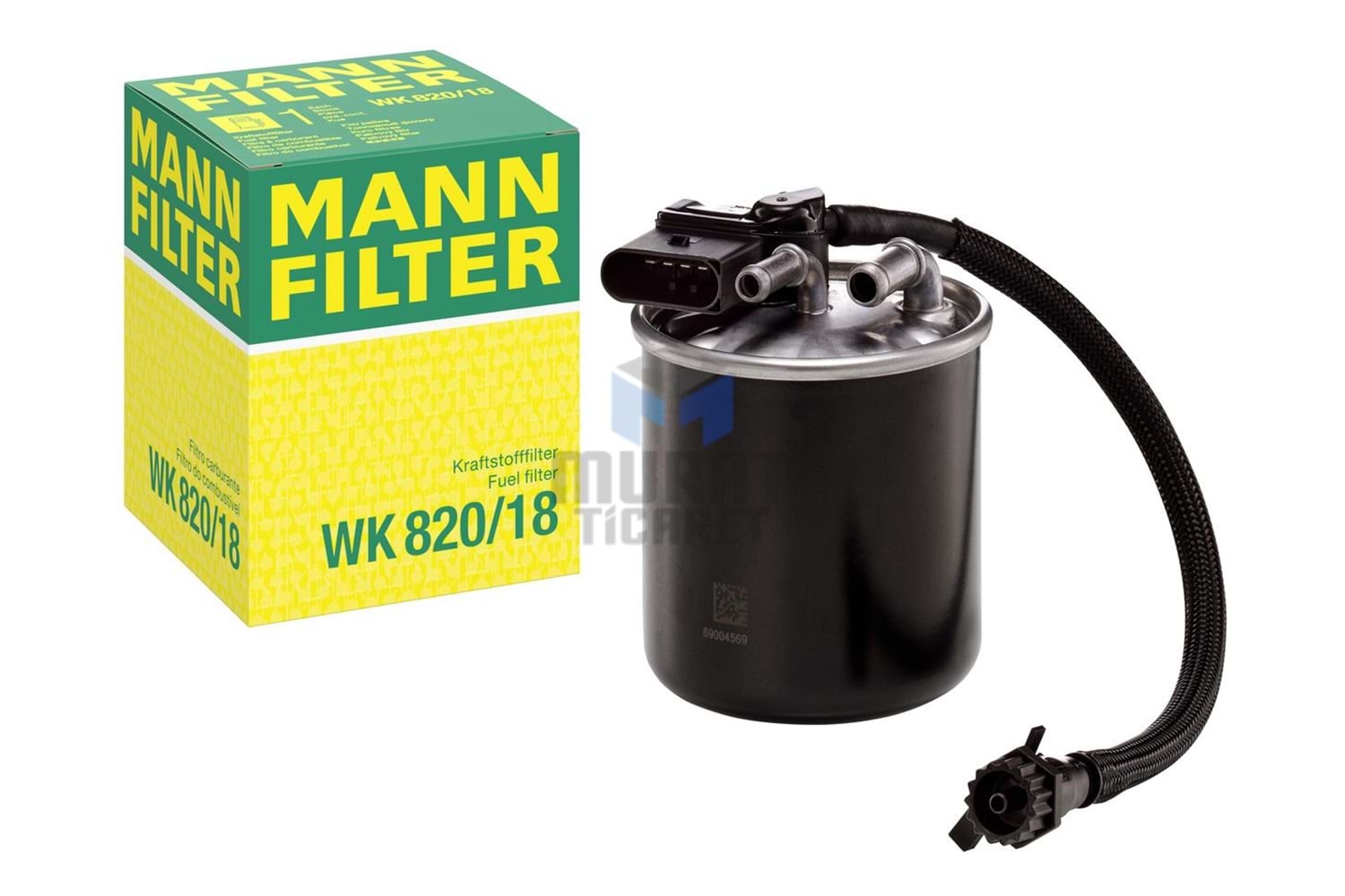 MANN FILTER WK820/18 YAKIT FİLTRESİ X204 09>15 W204 08>14 S204 08>14 W212 09>15 C207 10>16 W166 11>15 VITO W639 10> W447 14> W639 10> SPRINTER 09>