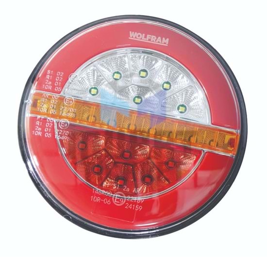 WOLFRAM 40130 HAMBURGER STOP LAMBASI NEON LEDLİ 4 FONKSİYONLU SOL