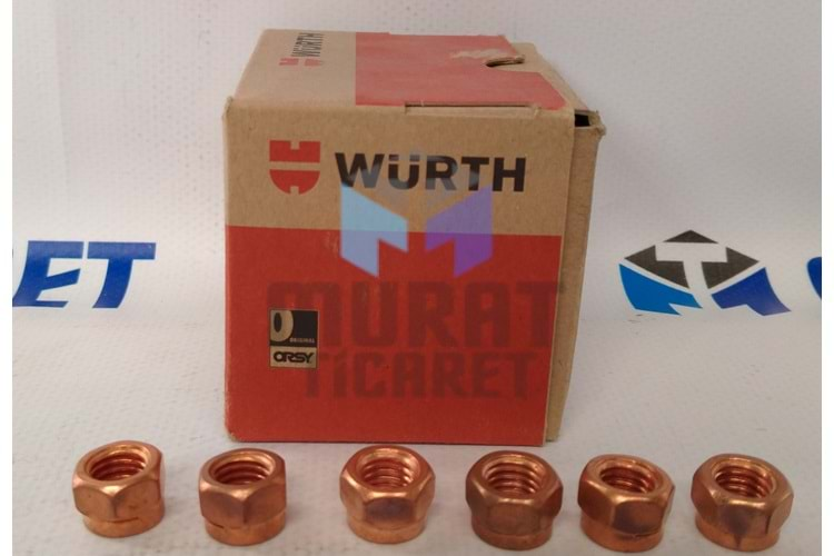 WÜRTH 03662005100, TURBO-EKSOZ SOMUNU M8