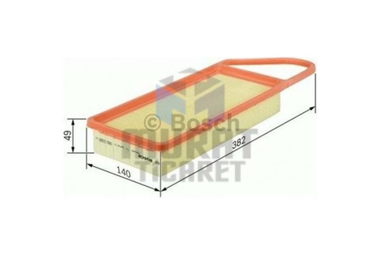 BOSCH 0986TF0097 Peugeot 206 1.4 Hdi Euro 4 Dizel Hava Filtresi