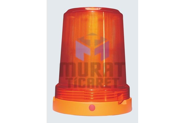 WOLFRAM 31105 Ledli Tepe Döner İkaz Lambası 10 Fonksiyonlu 12/24V E-Belgeli 72W