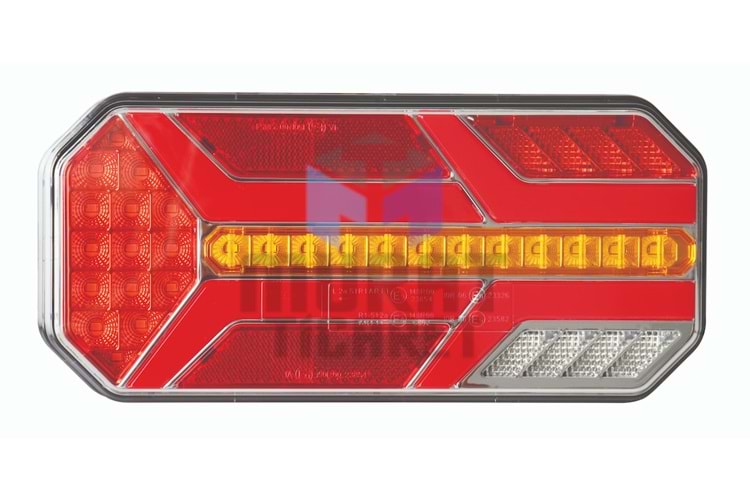 WOLFRAM 40252 DORSE STOP LAMBASI NEON RÖMORK TİPİ SAĞ KAYAR LEDLİ