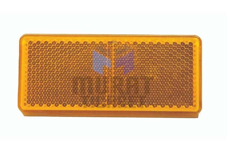 WOLFRAM 40561 Dikdörtgen Reflektör 3M Bantlı E-Belgeli Sarı