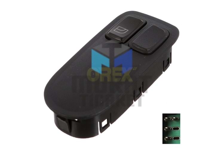 OREX 450084 Cam Açma Ünitesi Sağ Daf Cf-Xf Euro 5)