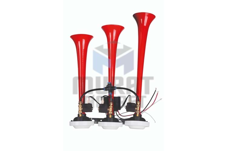 WOLFRAM 60124 24V DALİ DALİ HAVALI KORNA 3 BORULU
