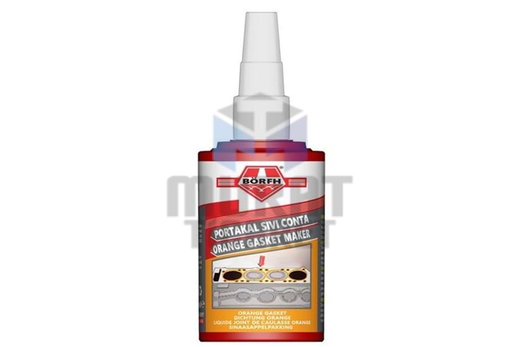 BÖRFH 6021956 PORTAKAL SIVI CONTA JEL 50ML (-55 /+200C) ORANGE GASKET