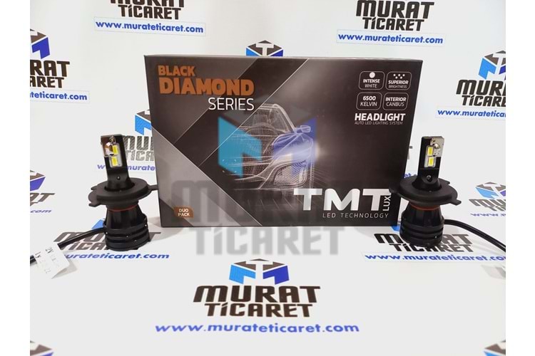 TMT 67193 BLACK DİAMOND H4 LED XENON AMPUL 12V 6500K