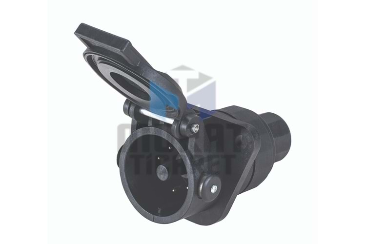 WOLFRAM 70311 DORSE ABS KABLO SOKETİ 7Lİ VİDALI KAPAKLI TİP