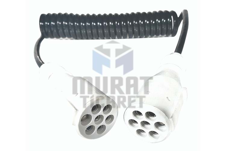 WOLFRAM 70503 DORSE ELEKTRİK KABLOSU S TİPİ BEYAZ KABLO 7PİNLİ