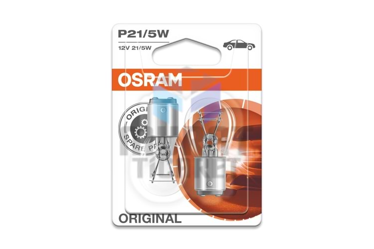 OSRAM 7506B02, SİNYAL AMPULÜ P21W-12 Volt 21 Watt