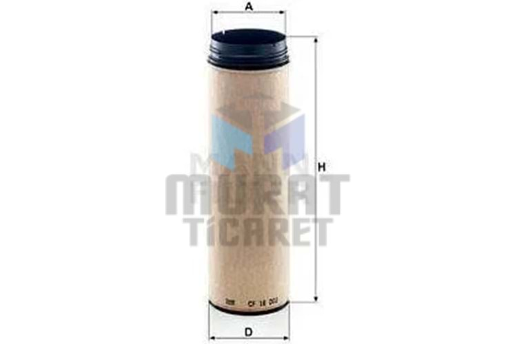 MANN FILTER CF16002 Hava Fıltresı Ic Man Tgs-tgx Euro6