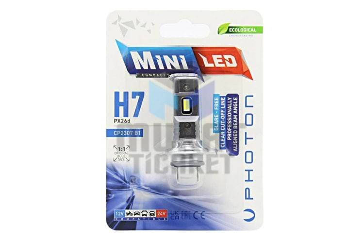 PHOTON MINI H7 12-24V COMPACT LED (TEKLİ BLİSTER)