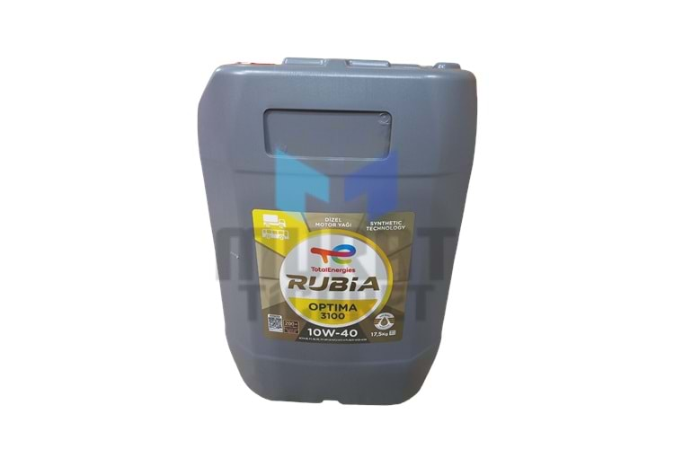 TOTAL RUBİA OPTİMA 3100 10W40 MOTOR YAĞI E6/E9 17,5 KG 20LT