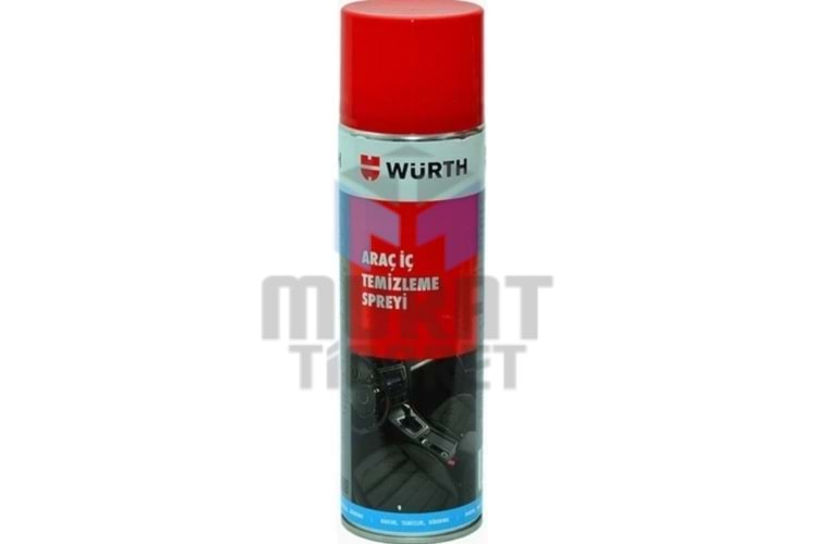 WÜRTH ARAÇ İÇİ TEMİZLEME SPREYİ KÖPÜK 500ML
