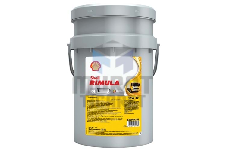 SHELL RİMULA R4 L 15W-40 MOTOR YAĞI 20LT