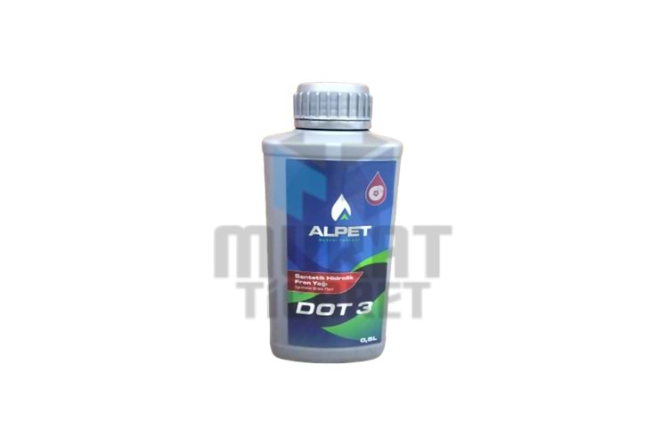 ALPET DOT3 FREN HİDROLİK YAĞI 500ML