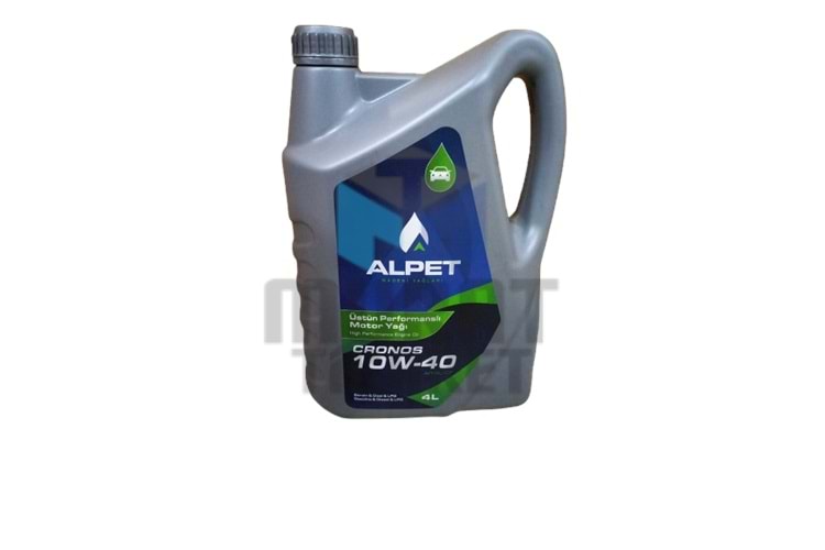 ALPET CRONOS 10W40 4LT ÜSTÜN PERFORMANSLI MOTOR YAĞI 4LT